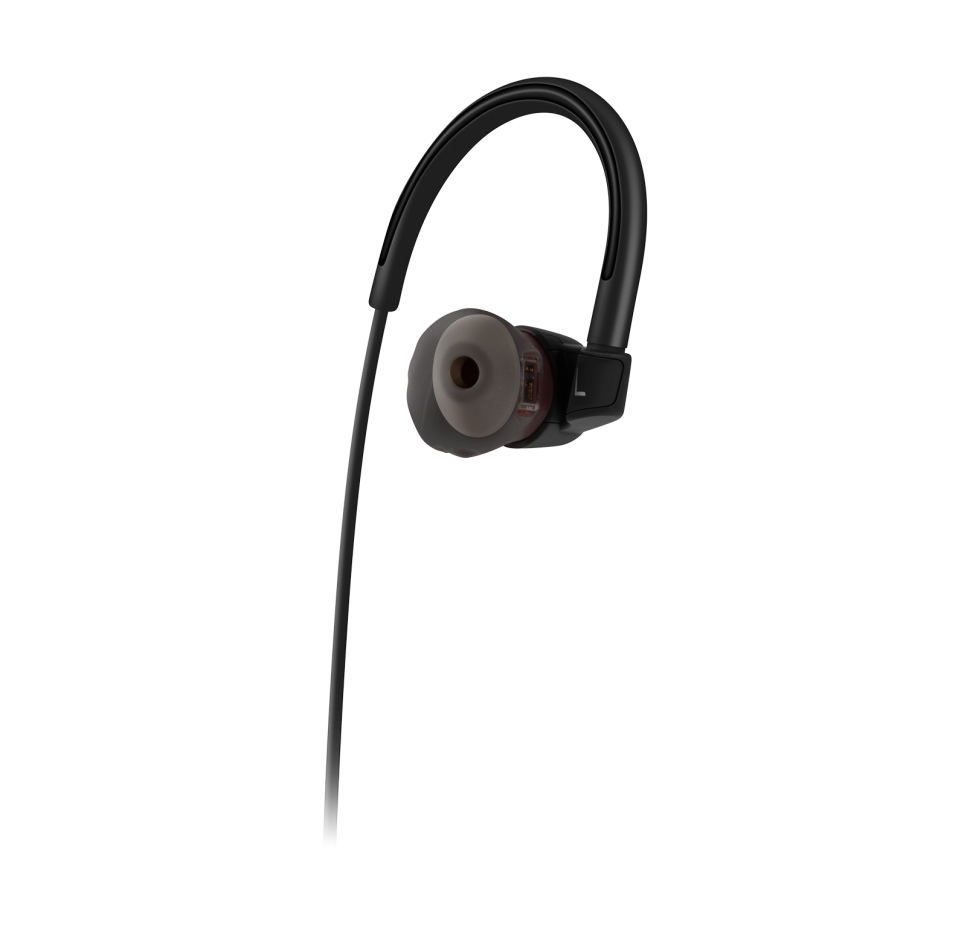 Wireless Heart Rate, In-Ear Sports Headphones 3-buttons Mic/Rem